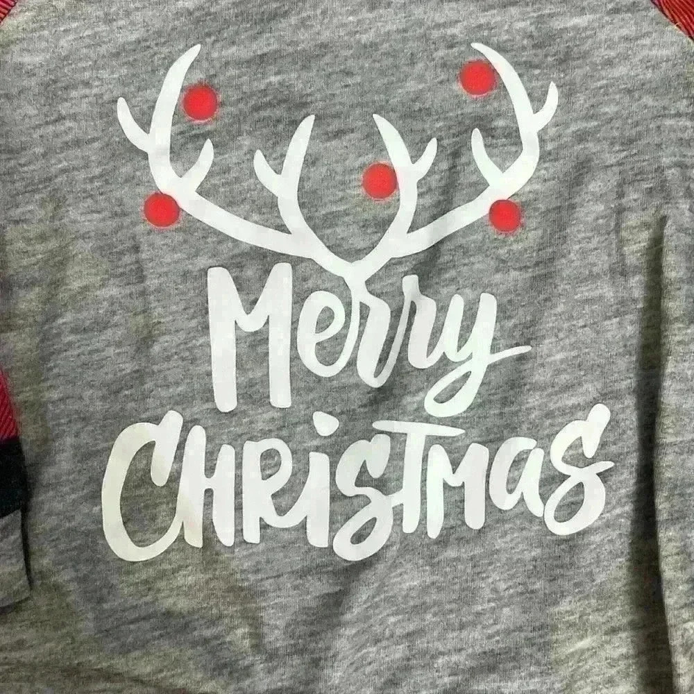 Matching Christmas Jammies | 3-6 Month Christmas Jammies | Twin Bundle! - Picture 3 of 6